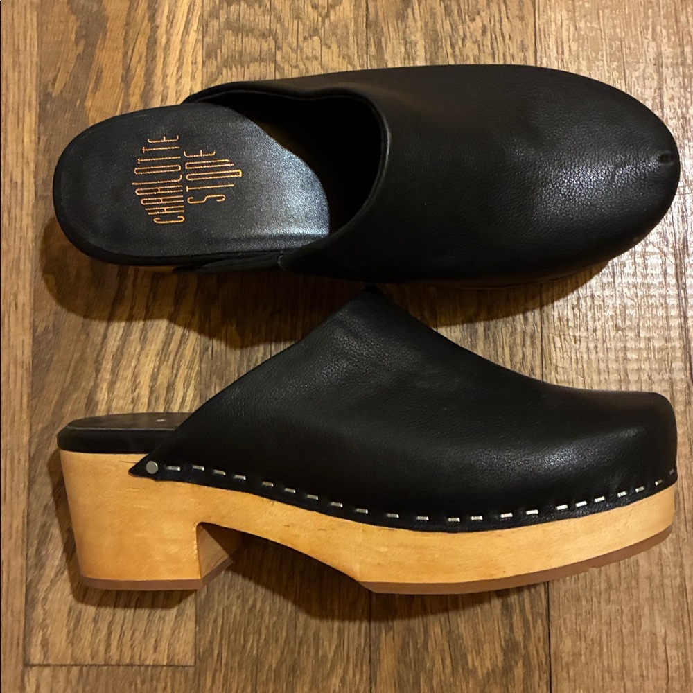 Charlotte Stone Martino Clogs Black 7